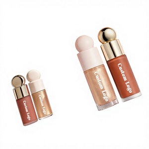 Maquillaje al por Mayor, Cosméticos, Rubor Líquido Resistente al Agua y Set de Regalo de Iluminador, Acabado Satinado de Larga Duración, 8 ml, Marca Privada - Product Image 3