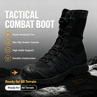Vente directe d'usine de chaussures tactiques de randonnée imperméables Desert Classic, bottes tactiques antidérapantes pour le vol