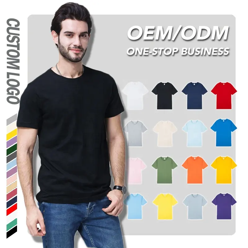 OEM China Printed Men's Custom Logo Crew Thick Heavy All Over Sublimation Cotton Oversize Tshirt For Men