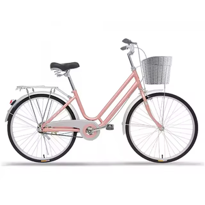 Vélo Classique Rétro Personnalisé pour Femmes à Vitesse Unique Vélo de Ville pour Femmes avec Panier pour Hommes de 26 Pouces - Product Image 4