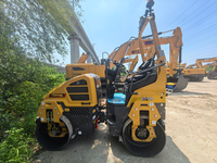 Nouveau mini-compacteur routier à double tambour XD120 2900 kg