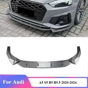 สปอยเลอร์กันชนหน้ารถยนต์ StarNav สำหรับ A5 8W TFSI TDI S-Line รุ่น A5 S5 B9 B9.5 ปี 2020-2024 ชุดแต่ง Facelift - Product Image 5