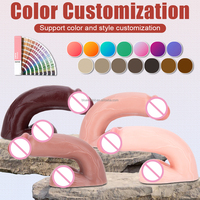 Prótesis de pene de silicona realistas y suaves para FTM, modelo BlueRabbit, personalizadas para transgénero.