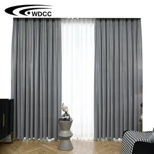 Hotel Living Room Curved Ripple Fold S Fold Blackout Drapery Curtains