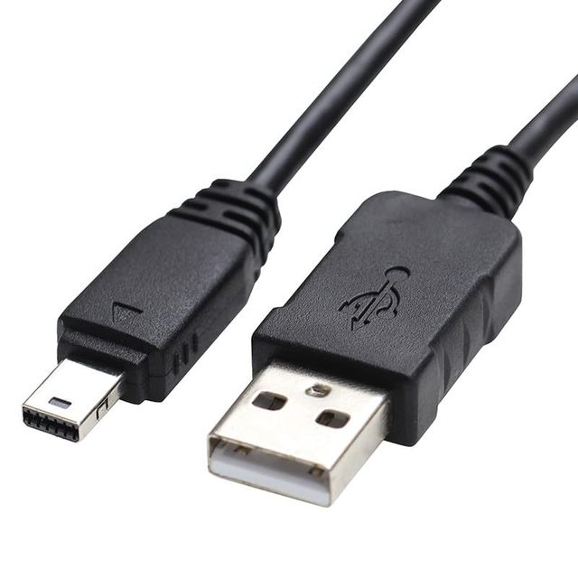 Replacement USB Data Cable 12pin Photo Transfer Cord for Casio Exilim Cameras EX-S7 EX-S10 EX-S12 EX-H10 EX-ZR1000
