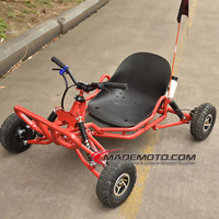 Voiturette tout-terrain miniature à deux places rouge avec FXGK 001 50cc, buggy des dunes 63CC, kart à moteur 2 temps