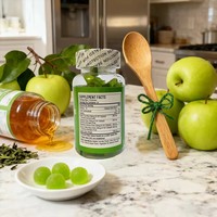 Gummies au vinaigre de cidre de pomme Keto pour la perte de poids, brûleur de graisse abdominale, coupe-faim, suppléments vitaminiques minceur avec thé vert