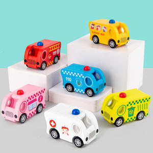 Vente directe du fabricant Puzzle de dessin animé amusant Inertia mini voiture à tirer parent-enfant interactive bébé voiture jouet en bois pour enfants - Product Image 5