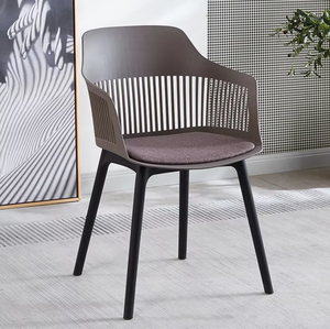 Silla de Salón Nórdica Moderna, Elegante y Creativa, Minimalista, con Respaldo Hueco de Plástico, Muebles Ecológicos para el Hogar, para <span class=keywords><strong>Apartamento</strong></span> - Product Image 5