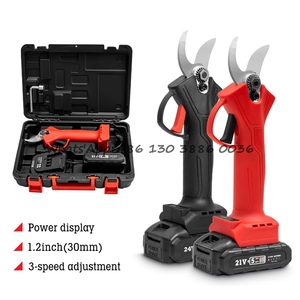 Offre Spéciale nouveaux sécateurs de jardin outils 4Ah Rechargeable sans fil <span class=keywords><strong>branche</strong></span> épaisse Lithium-ion ciseaux sécateur électrique cisailles - Product Image 2