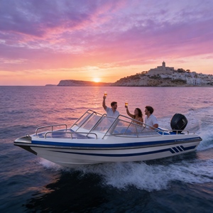 Bateaux de pêche d'<span class=keywords><strong>occasion</strong></span> 9m en fibre de verre remis à neuf pour la pêche commerciale, le transport maritime, les acheteurs soucieux de leur budget et la location - Product Image 1