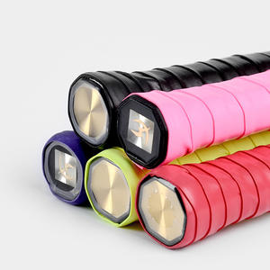 Premium Adhesive Grip Tape 50m Self Adhering Cycling Fishing <b>Tennis</b> Badminton Racket Handlebar Wrap Black Red Purple - Product Image 2