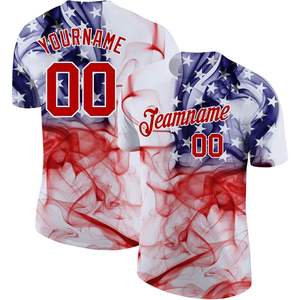 Camisa personalizable de béisbol con cuello redondo, uniforme deportivo personalizado, número de nombre impreso para hombres, mujeres, jóvenes, técnica bordada - Product Image 2