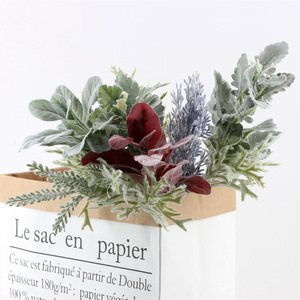 Hojas de Planta de Felpa Artificial de Alta Calidad (Flor de <span class=keywords><strong>Ciprés</strong></span> Plateado) de 30-100 cm, Accesorios para Interiores/Exteriores para Bodas y Decoración del Hogar - Product Image 1