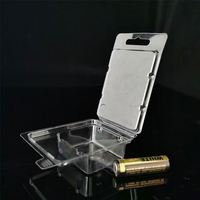 Boîtier en plastique PET rigide transparent de haute qualité sur mesure, impression UV, épaisseur 0,5 mm, matériaux recyclés, marque YuXuan
