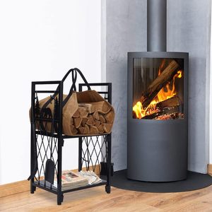 Échantillon gratuit de sacs de rangement fourre-tout en bois de chauffage pour l'extérieur: sacs pliants en toile imperméable d'usine pour porte-bûches en tissu PC - Product Image 4