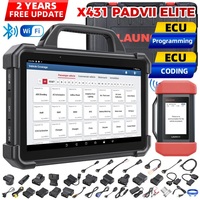 LAUNCH X431 PAD VII 7 ELITE X-431 Obd2, Herramienta de Diagnóstico y Programación de ECU, Escáner de Automóviles, Máquina de Diagnóstico para Vehículos