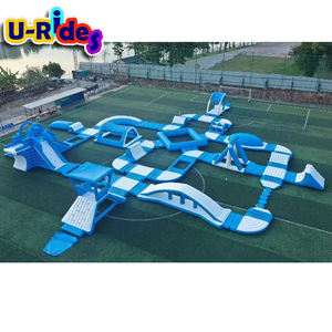 Venta al por mayor equipo de aventura flotante gran parque acuático inflable al aire libre para niños y adultos en aguas oceánicas - Product Image 3
