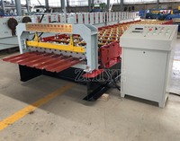 Machine de formage de rouleaux de tôles de toiture en acier IBR, populaire au Zimbabwe, prix de gros