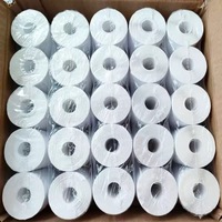 Label Pengiriman Perekat Sendiri Tahan Minyak Berkualitas Tinggi 4"x8" 50GSM Langsung dari Pabrik untuk Paket Logistik Ekspres