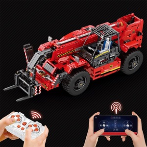 Reobrix Telescopic Boom Forklift 2260 Remote Control <b>Building</b> <b>Block</b> Set Educational Toy for Kids Ages 8-13 - Product Image 3