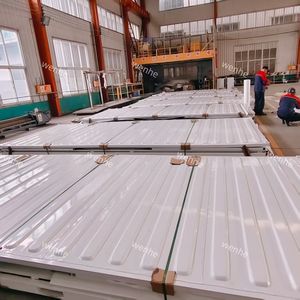 Entrepôt mobile pliable préfabriqué de 20 pieds à portes multiples, en structure acier à panneaux sandwich, isotherme, personnalisé par l'usine - Product Image 4