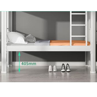 Cadre pliable en fer de lit superposé en acier moderne le mieux classé pour chambre à coucher, hôtel ou école