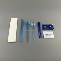 Couverts en plastique jetables PS, robustes, de qualité alimentaire, pour la restauration