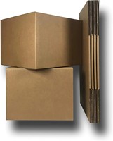 Für den Alltag: Quadratische Umzugskartons zum Verpacken und Versenden, große Größe 20" x 20" x 15", braun, 6er-Pack, hergestellt in China