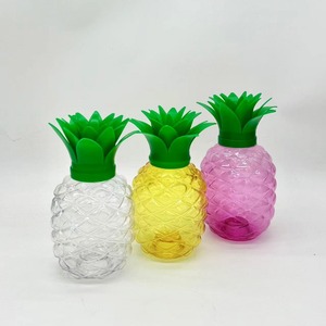 500ml 16oz dứ<span class=keywords><strong>a</strong></span> ly với ống hút nhiệt đới dứ<span class=keywords><strong>a</strong></span> chai Mug nước trái cây nhự<span class=keywords><strong>a</strong></span> kính cho bãi biển chủ đề bên - Product Image 3