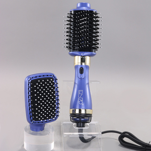 ENZO <span class=keywords><strong>Brosse</strong></span> à air chaud électrique professionnelle 2 en 1, sèche-<span class=keywords><strong>cheveux</strong></span> et lisseur en une seule étape, volumateur rotatif - Product Image 5