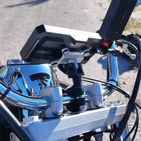 Navigateur GPS Aoocci C9 Pro Max pour moto avec Carplay, caméra embarquée 6 pouces, vue avant + arrière, écran partagé, vision en direct, processeur V851S3 1