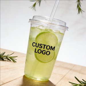 แก้วพลาสติกใสแบบใช้แล้วทิ้งขนาด 12 ออนซ์ 32 ออนซ์ 480 มล. สำหรับน้ำผลไม้ แก้วน้ำพลาสติก - Product Image 5