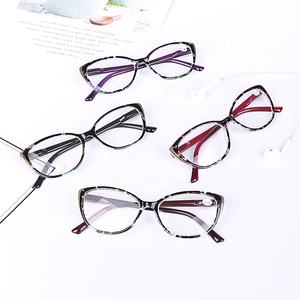 2021年最新デザインプロフェッショナル光学フレーム卸売安いカラフルな読書メガネ男性女性白赤オレンジイエローグリーン - Product Image 2