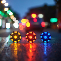 Bengalas LED recargables por USB más vendidas, semáforo de carretera sincronizado secuencial, alta visibilidad para una navegación segura de plástico