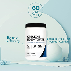 Nutrición deportiva Pure Micronized Creatine Monohydrate Powder Premium Pre-<span class=keywords><strong>Workout</strong></span> Post-<span class=keywords><strong>Workout</strong></span> 5g Sirviendo Alivio del estrés Adultos - Product Image 3