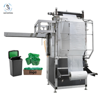 Máquina Automática para Fabricar Bolsas de Basura, Rollos de Recarga para Contenedores, Producción Industrial de Bolsas para Recolección de Polvo