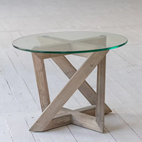 Table basse en bois au design minimaliste et contemporain Wabi Sabi en pin recyclé Meubles de maison uniques pour le salon