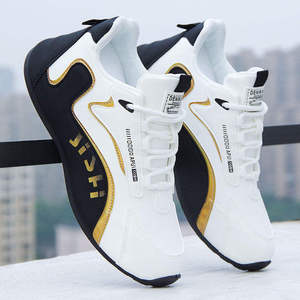 Nuevas Zapatillas Deportivas Casuales de Cuero para Hombre Antideslizantes con Cámara de Aire para Correr de Uso Versátil Venta al por Mayor Transfronteriza - Product Image 5