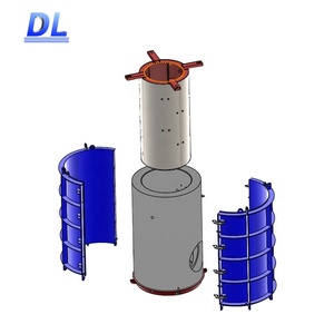 Moule de machine personnalisé pour la production de puits d'inspection préfabriqués en béton <span class=keywords><strong>rond</strong></span> / Moule en acier pour chambre de relevage carrée en ciment - Product Image 6