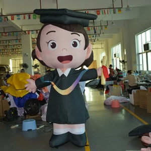 Mascotte gonflable personnalisée KeepFuns pour la remise des diplômes, figurine gonflable géante pour la cérémonie <span class=keywords><strong>de</strong></span> remise des diplômes et la décoration d'événements - Product Image 4