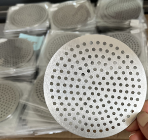 Stainless Steel 304/316 Square Hole Porous Wire Mesh Round Perforated Metal Mesh for Bathroom Use Bath & <b>Toilet</b> Supplies - Product Image 2