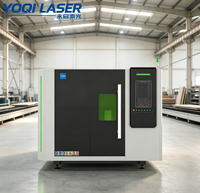 Máquina de Corte Láser de Fibra CNC YOQI X2 con Mesa Intercambiable para Acero Inoxidable, Aluminio y Chapa Metálica, Refrigeración por Agua, 3000W