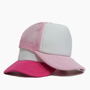 Casquettes de baseball pour enfants en maille respirante, personnalisables avec logo brodé ou imprimé, 5 panneaux, style camionneur, pour la plage, vente en gros - Product Image 1