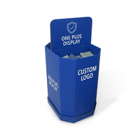 Présentoir de sol pliable en carton ondulé personnalisé pour supermarché, bac de présentation pour bouteilles de vin et de boissons, étagère en carton, présentoir