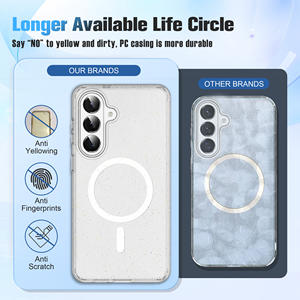 Capas de Telefone Novas com Glitter para Samsung S26 Plus <span class=keywords><strong>Design</strong></span> Luxuoso Epóxi Magnético Anti Choque para <span class=keywords><strong>Galaxy</strong></span> S24 S25 S26 Ultra - Product Image 4