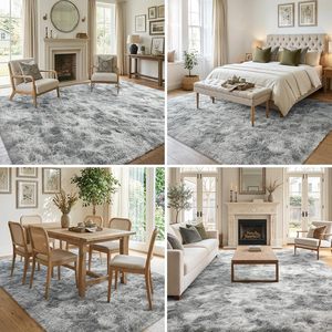 Tapis en peluche de polyester de haute qualité, doux et moelleux, pour le salon, la chambre à coucher, tapis shaggy doux pour la maison et l'hôtel - Product Image 4