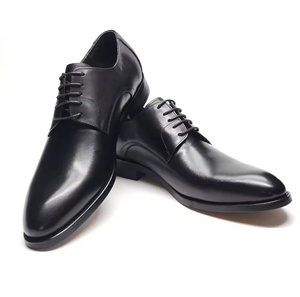 Chaussures habillées en cuir véritable pour hommes, à bout fermé, à enfiler, imperméables, légères, antidérapantes, intemporelles, pour le bureau - Product Image 4