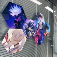 Plaques Métalliques Blanches Brillantes en Aluminium pour Sublimation, Panneaux Photo Hexagonaux en Métal pour Impression par Transfert Thermique – Vente en Gros