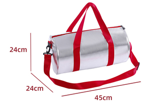 Bolsa de Gimnasio Personalizada de Cuero Sintético: Bolsa Deportiva de PU para Deportes, Viajes y Yoga - Imprime Tu Logotipo - Product Image 2
